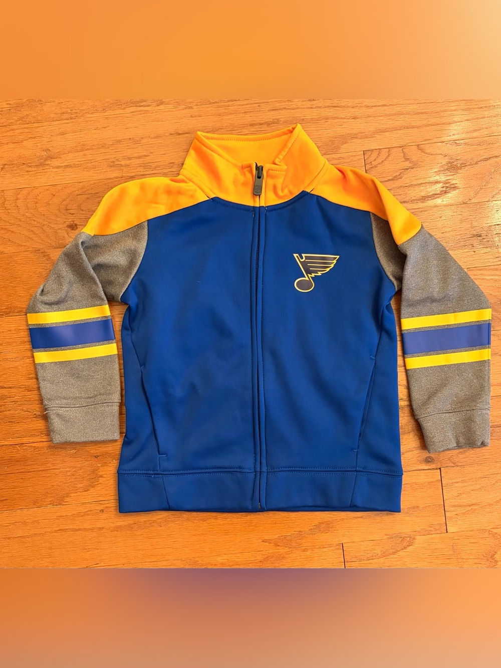 St. Louis Blues NHL Kids Full Zip Jacket, Small (4).
